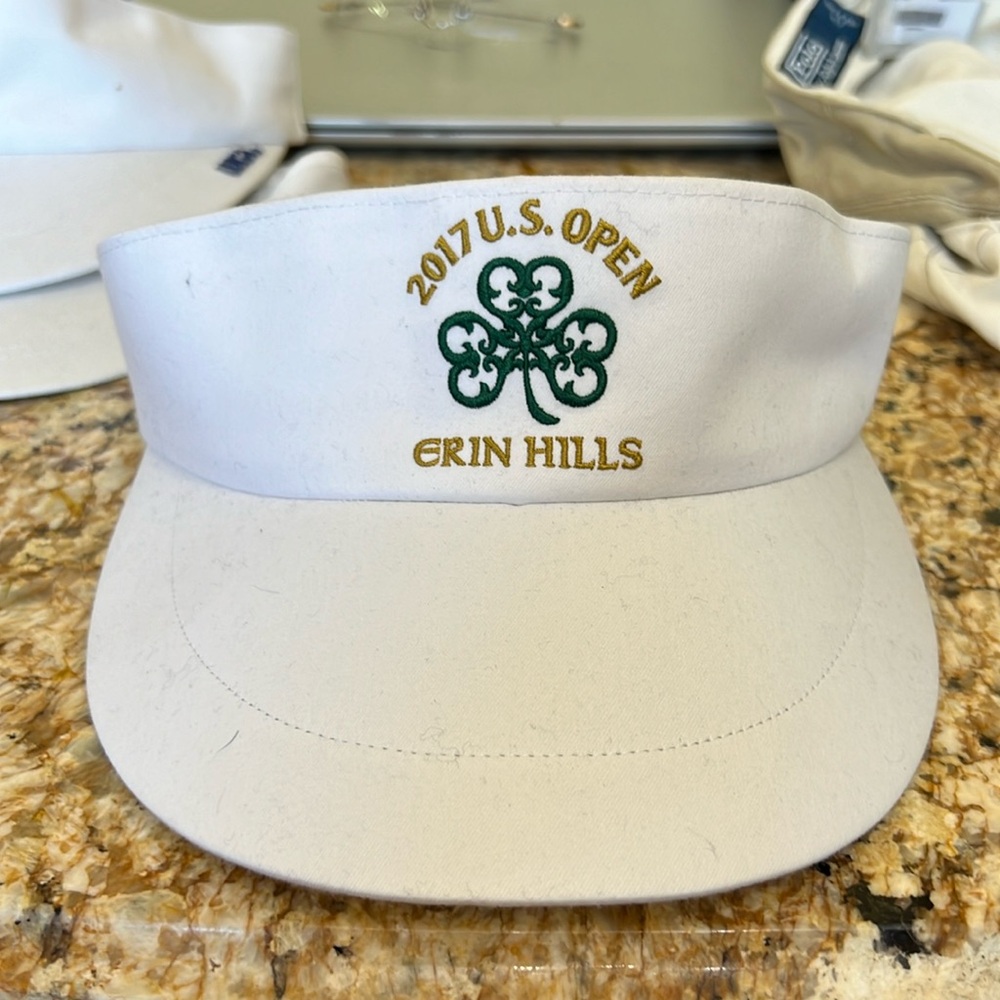 New US Open Polo Ralph Lauren Visor. New . White with embroidery